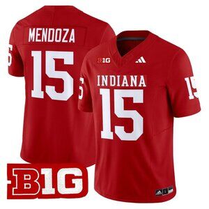 Mens Youths Optional Item For Fernando Mendoza Crimson Red Stitched Jersey Vapor